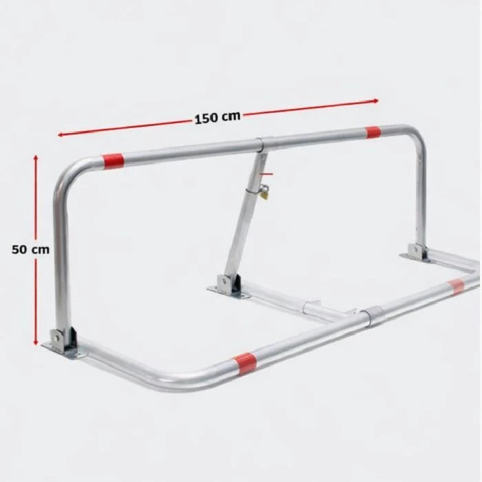 Parkirna ovira INOX oblika črke M XXL 160cm ojačana
